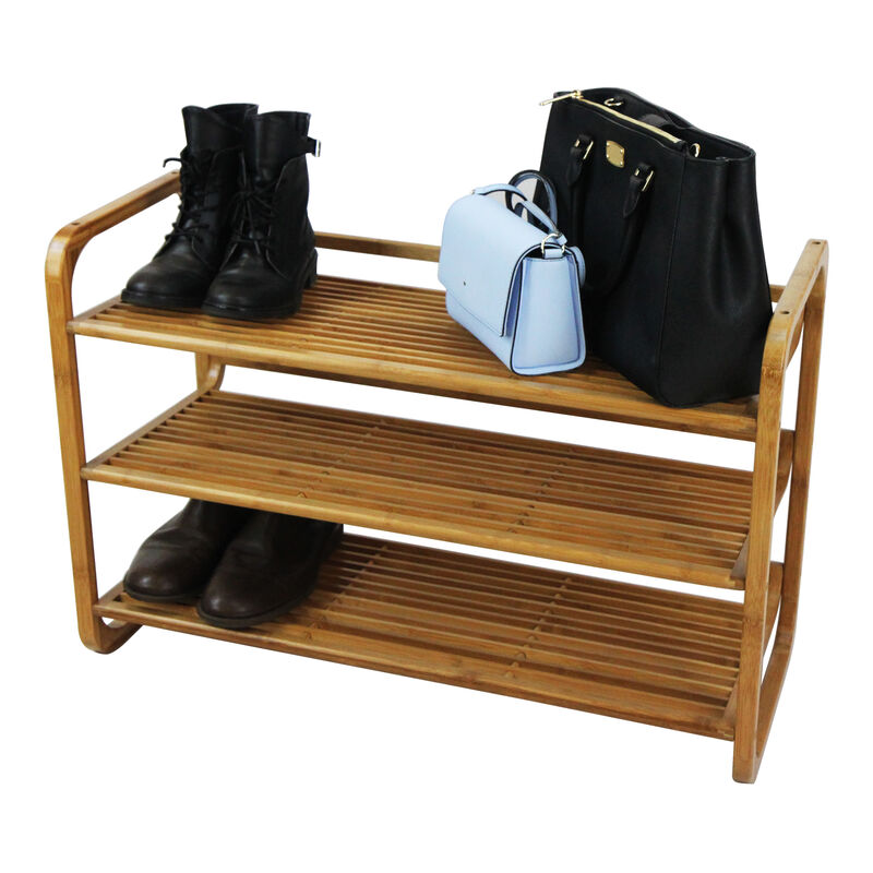 Oceanstar 3 Tier Bamboo Shoe Rack