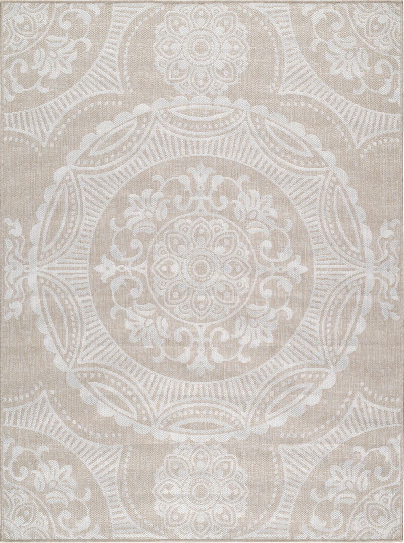 Waikiki Medallion Indoor/Outdoor Area Rug