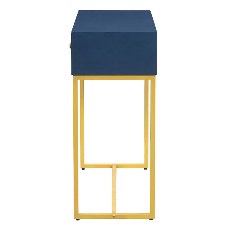 Merax Modern Sleek Console Table with 2 Drawers