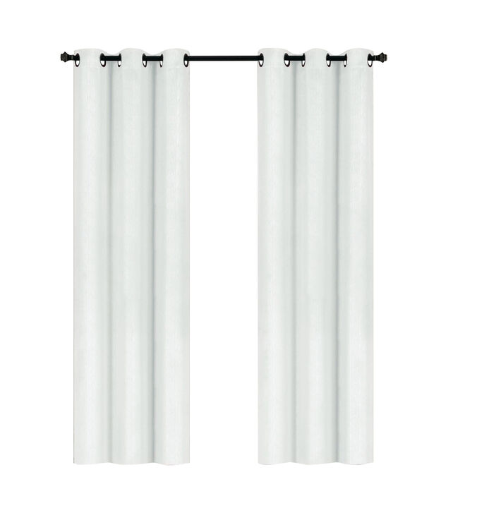 Solid Blackout Thermal Grommet Curtain Panels (Set of 2)