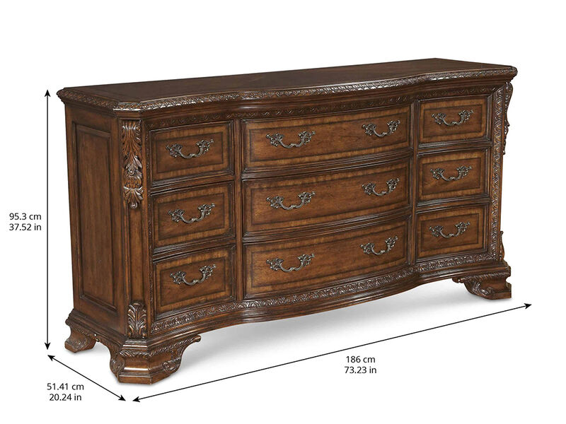 Old World Drawer Dresser