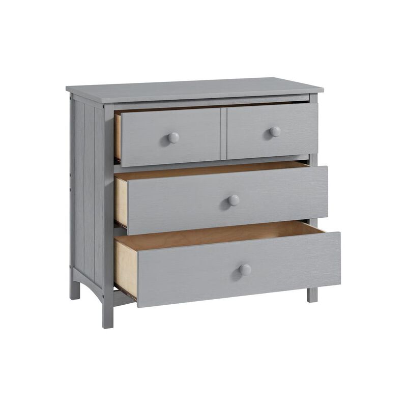 Oxford Baby Montauk 3 Dr Dresser Rta Farmhouse Gray