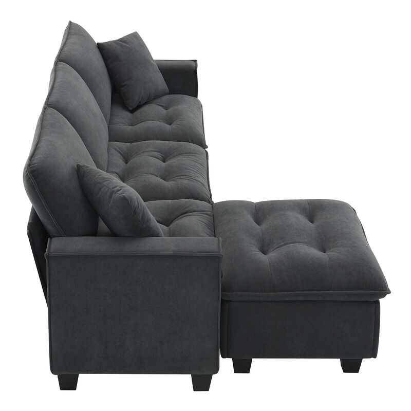 Merax Modern Convertible Sectional Sofa