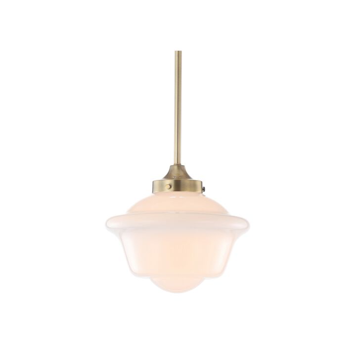 Kurtz Adjustable Drop Metal/Glass LED Pendant