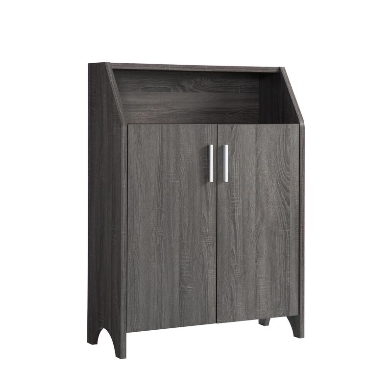 Shoe/Storage Cabinet Distressed Grey