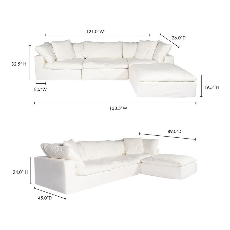 Moe's Home Collection Clay Lounge Modular Sectional