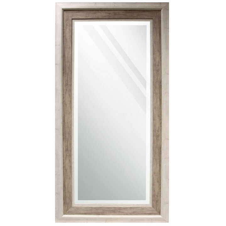 Two Toned Leaner Mirror