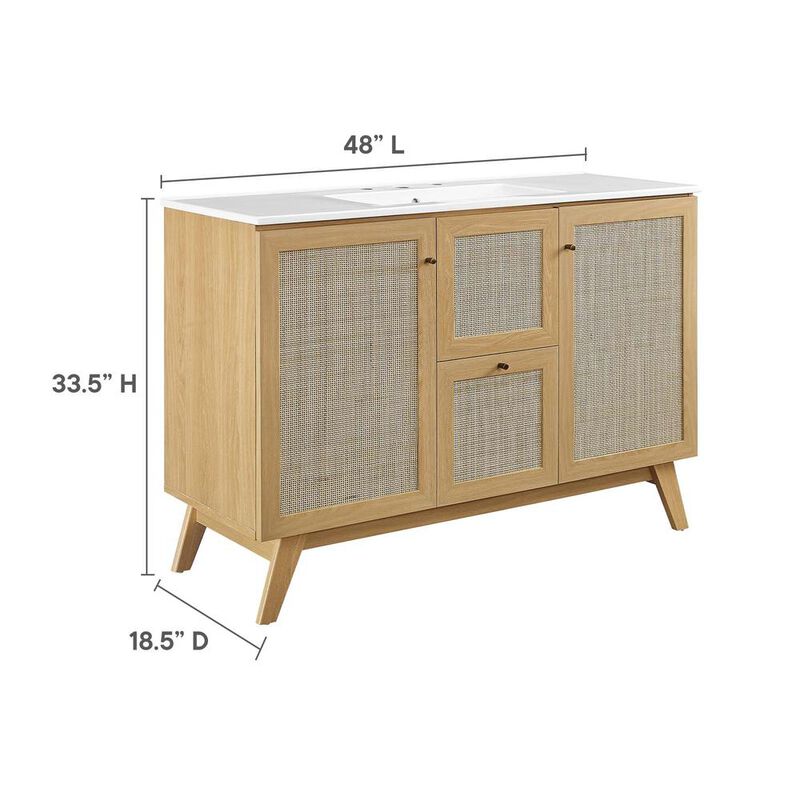 Modway Soma 48” Single Sink Bathroom Vanity
