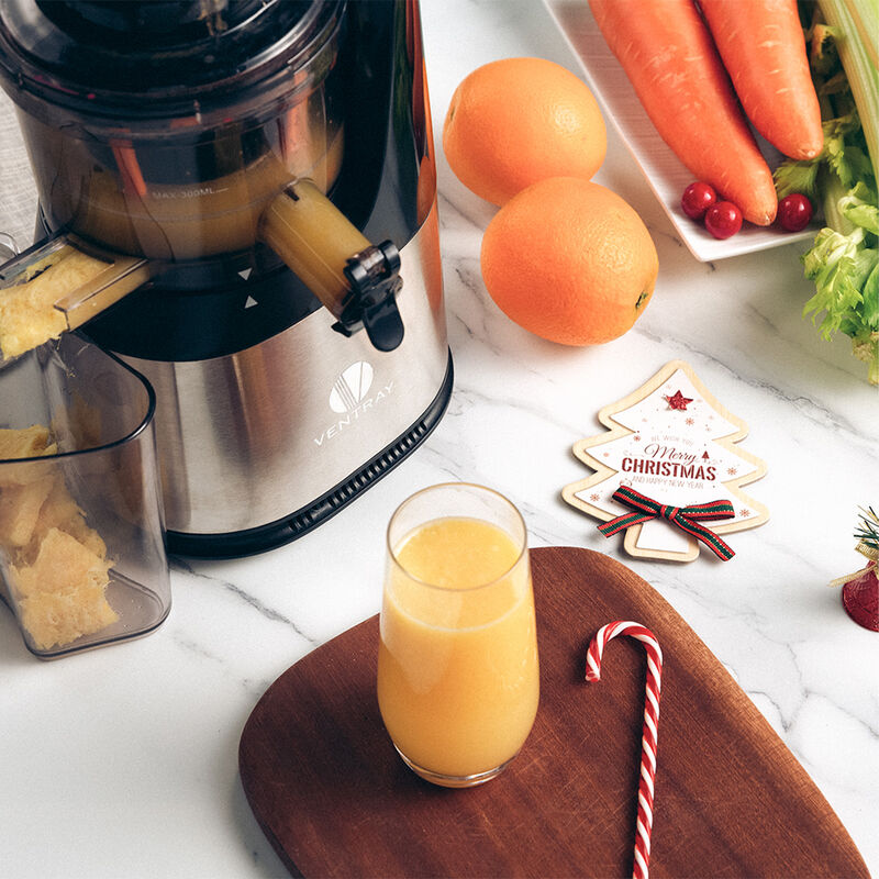VENTRAY Cold Press Juicer, Masticating Juicer, Compact Slow Press Juice Extractor