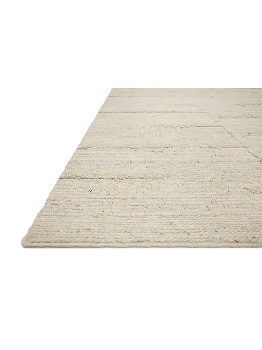 Rayan RAY01 Ivory 18" x 18" Sample Rug