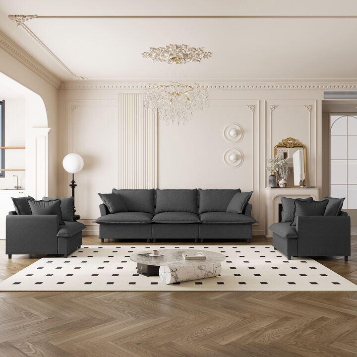 Merax 5 Seat Indoor Furniture Sofa Set