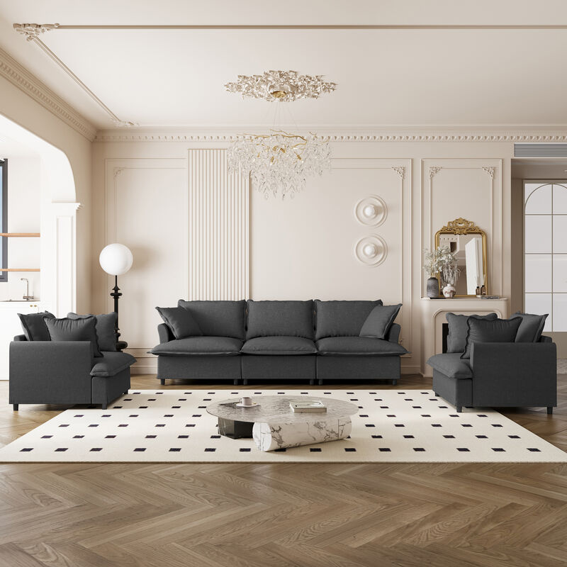Merax 5 Seat Indoor Furniture Sofa Set