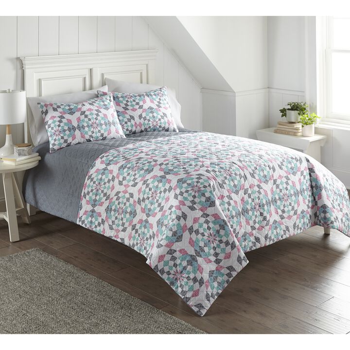 Seersucker 6-in-1 Quilt Set Americana Stripe