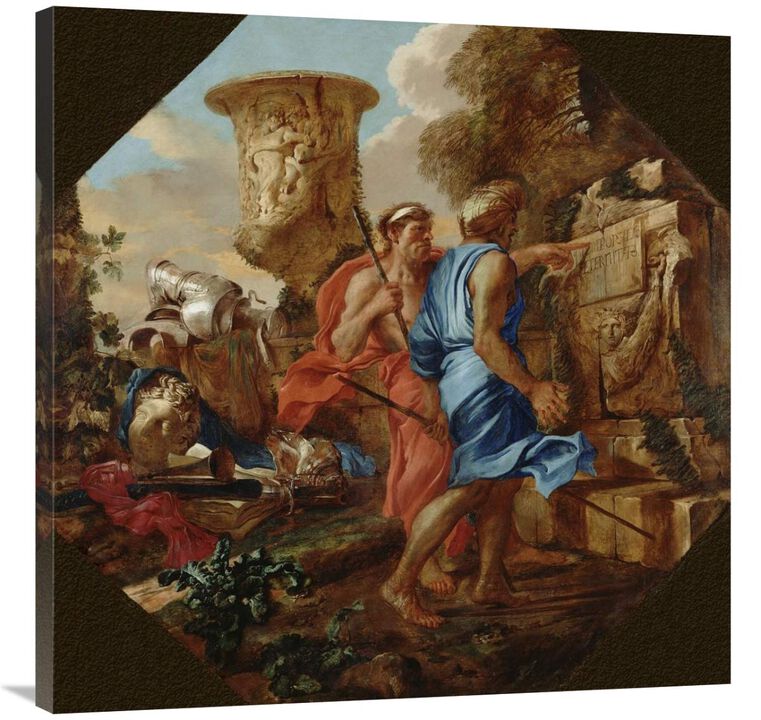 Arcadian Shepherds-Canvas Art-36x36