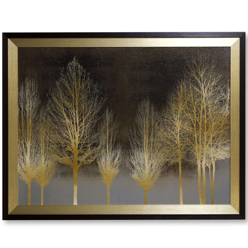 Gold Forest Framed Print