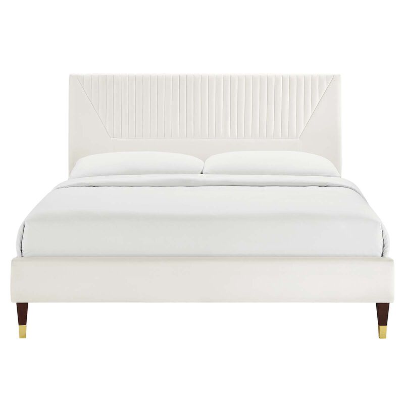 Modway - Yasmine Channel Tufted Performance Velvet Full Platform Bed