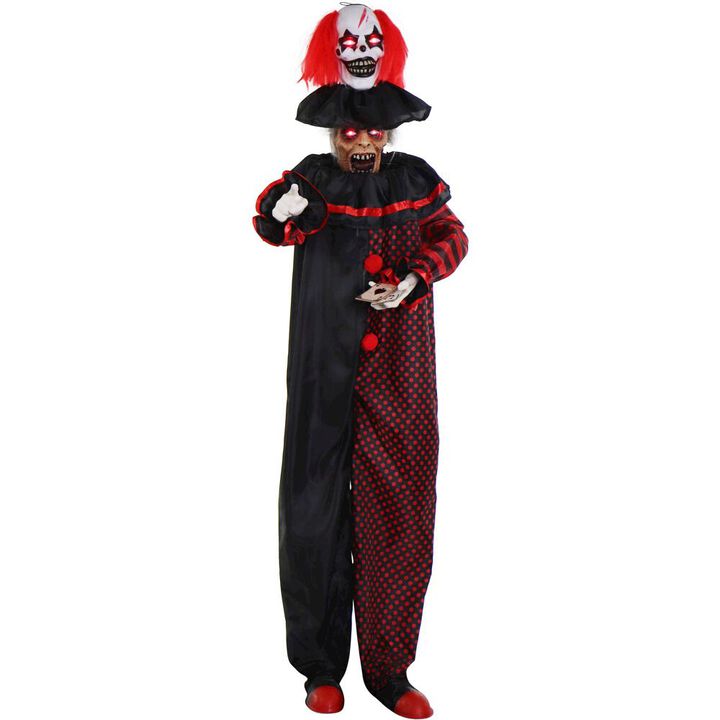 Haunted Hill Farm 6FT Standing Animated Popup Surprise Clown
