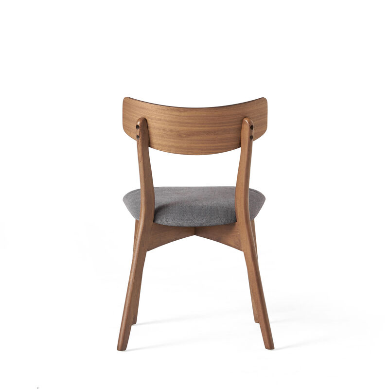 Merax Mid-Century Upholstered Dining Chairs 2PCS