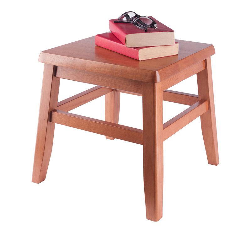 Winsome Kaya 2-Pc Conductor Stool Set, Teak