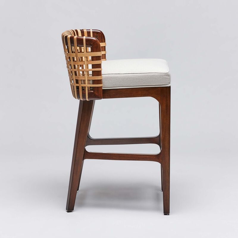 Palms Counter Stool - Grey Ceruse