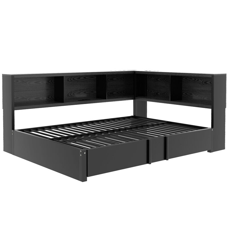 Merax Modern Daybed with Trundle