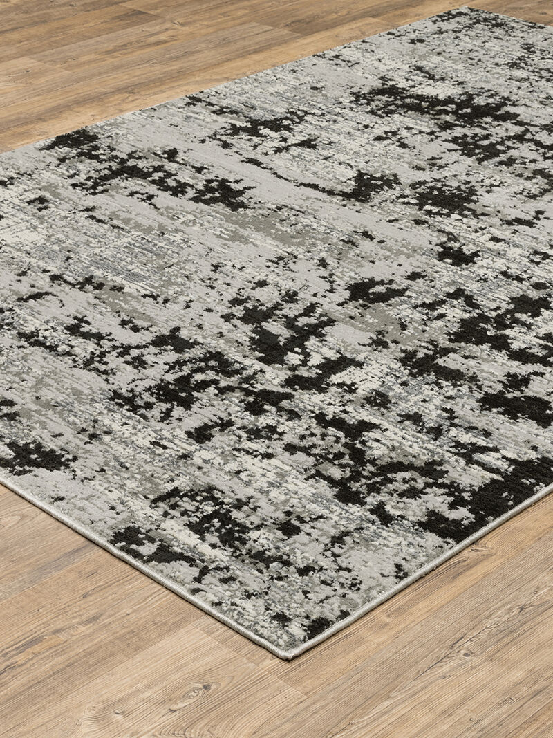 Caravan 3'3" x 5' Grey Rug