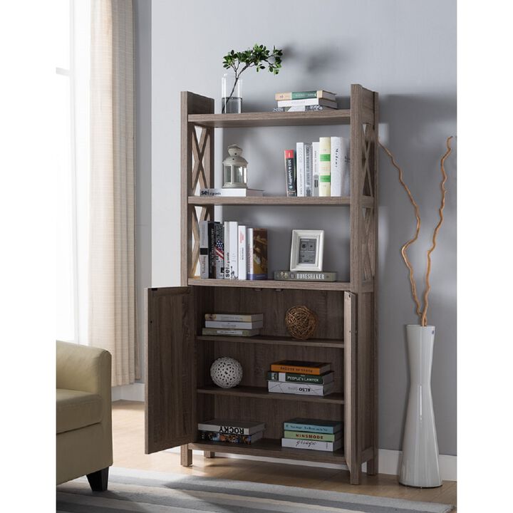 Bookcase Dark Taupe