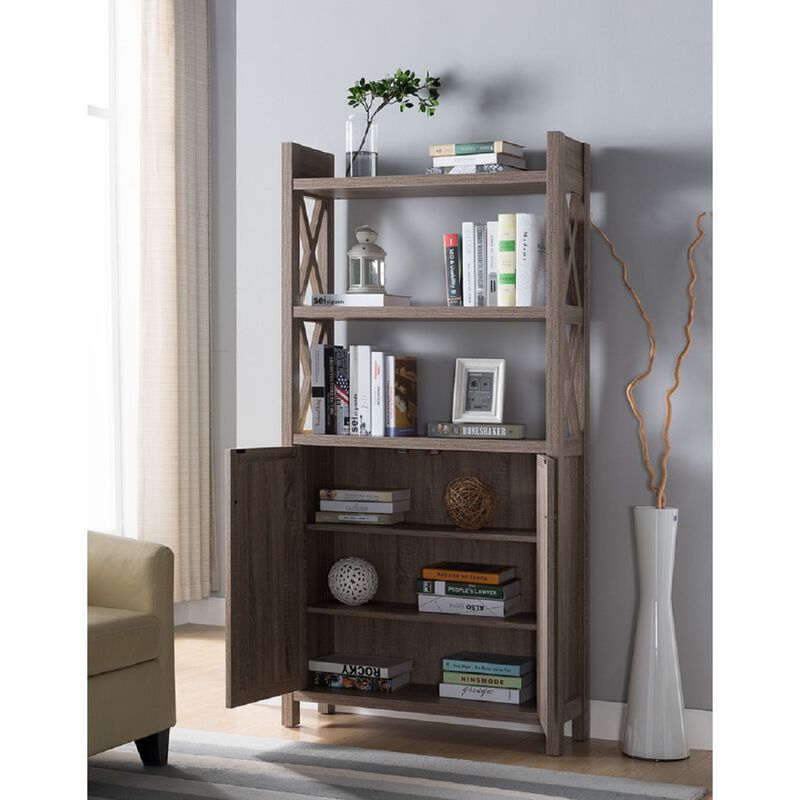 Bookcase Dark Taupe