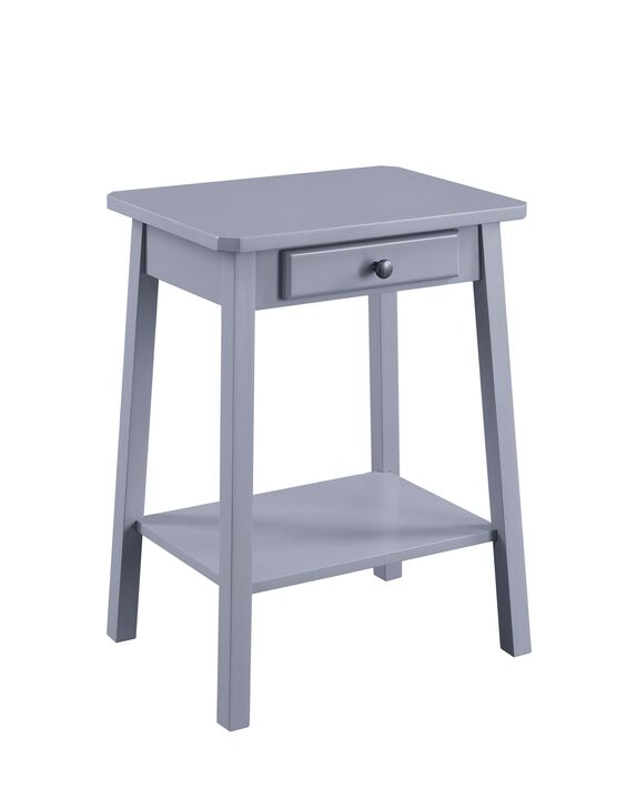 ACME Kaife Accent Table, Gray Finish