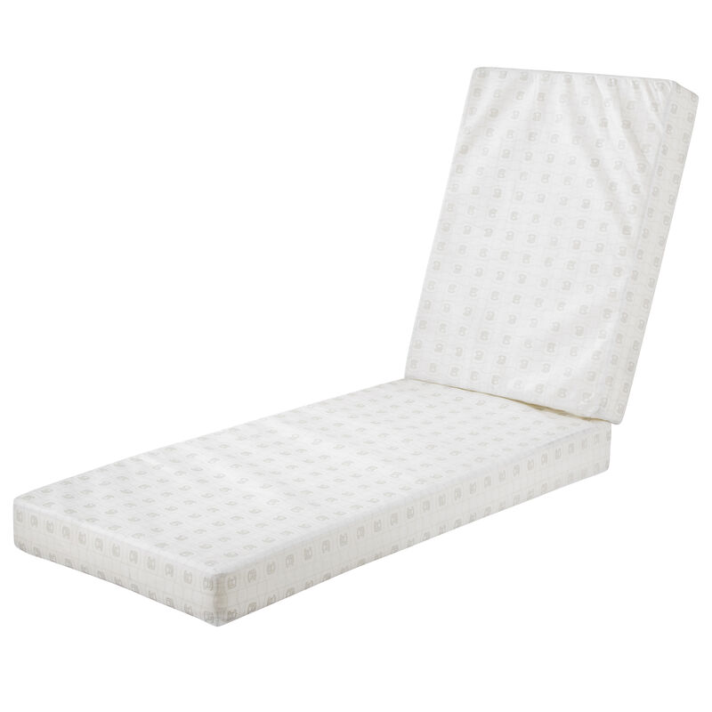 Classic Accessories Montlake FadeSafe Water-Resistant 72 x 21 x 3 Inch Outdoor Quilted Chaise Lounge Cushion, Patio Furniture Cushion, Navy, Chaise Lounge Cushions Outdoor, Lounge Chair Cushion