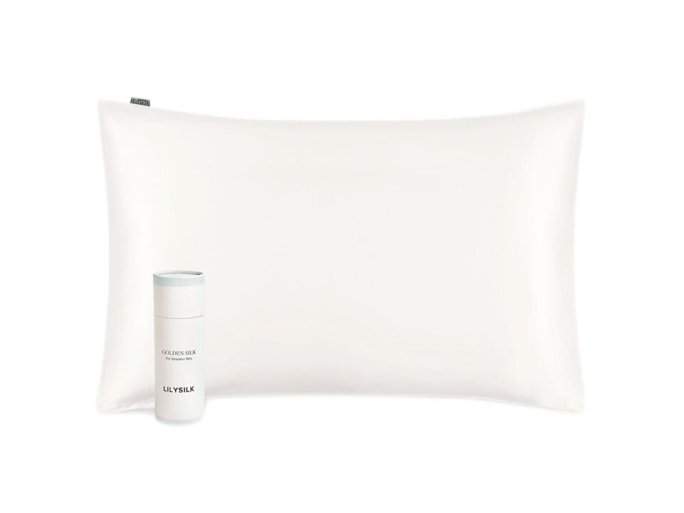 LilySilk 100% 19 Momme Pure Silk Pillowcase