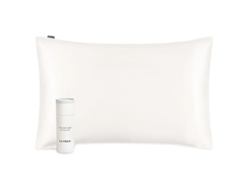 LilySilk 100% 19 Momme Pure Silk Pillowcase