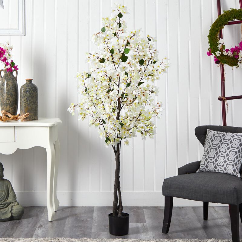 Hivvago 6 Feet Bougainvillea Artificial Tree