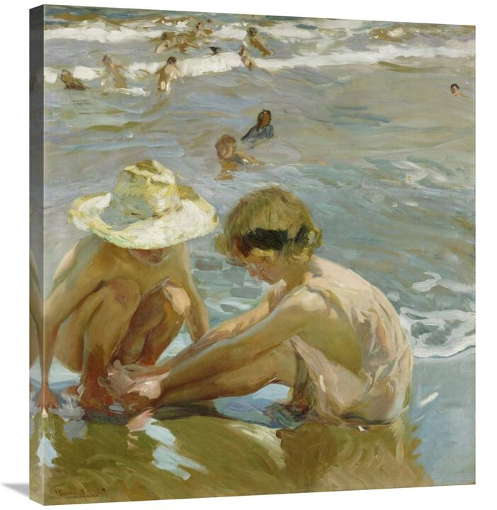 The Wounded Foot-Canvas Art-27x30