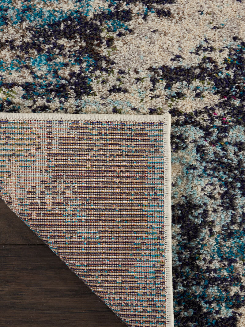 Celestial CES02 Ivory/Blue 6'7" x 9'7" Rug