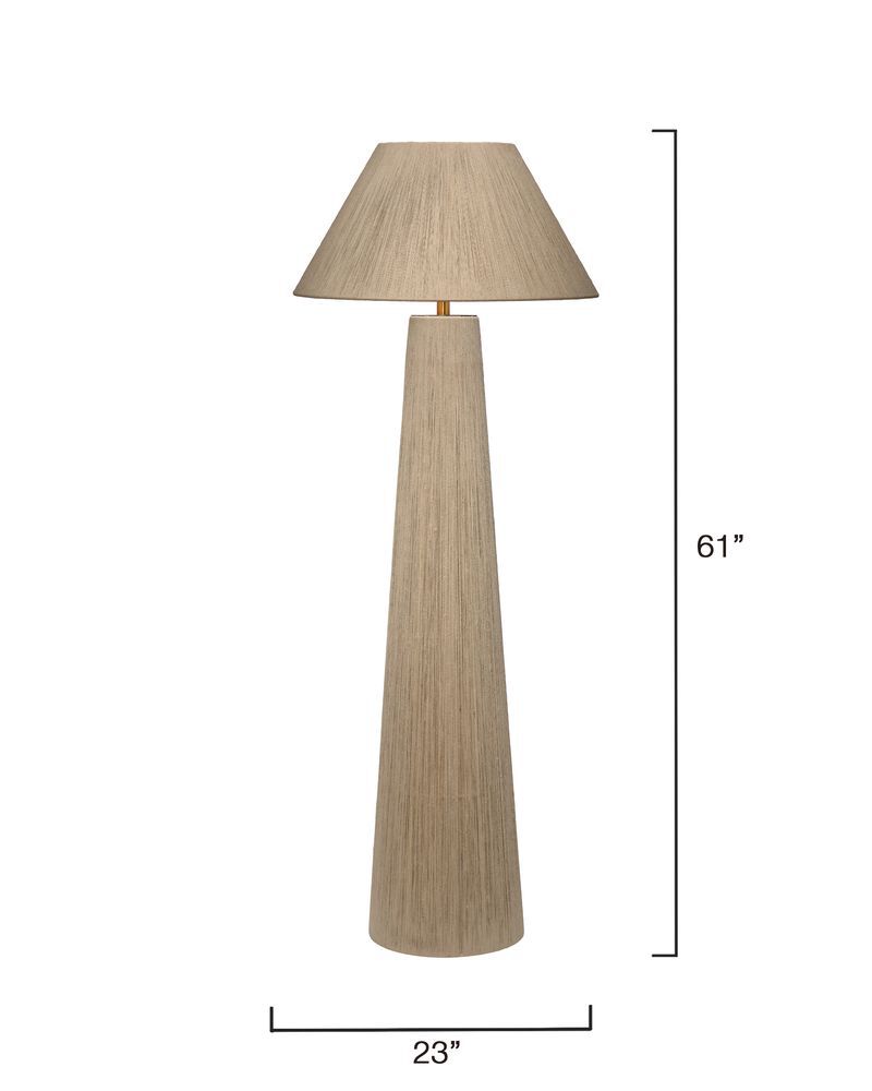 Tension Jute Floor Lamp