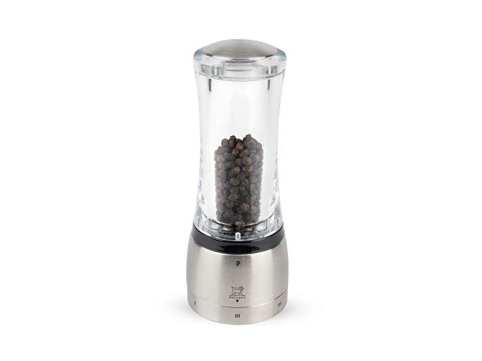 Daman Shaftless 6.5 Inch Pepper Mill, Stainless Steel