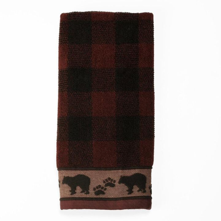 Saturday Knight Ltd Sundance Bathroom High Quality Easily Fit And Ultra Durable Everyday Use Hand Towel - 16X25", Red