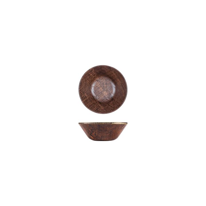 Turgla Composite dia.6" h:2.25" 17 oz. Round Brown Composite Bowl (Set of 4)