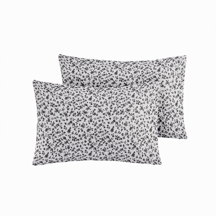Gracie Mills Giselle 4-Peice Wrinkle Free Printed Microfiber Sheet Set