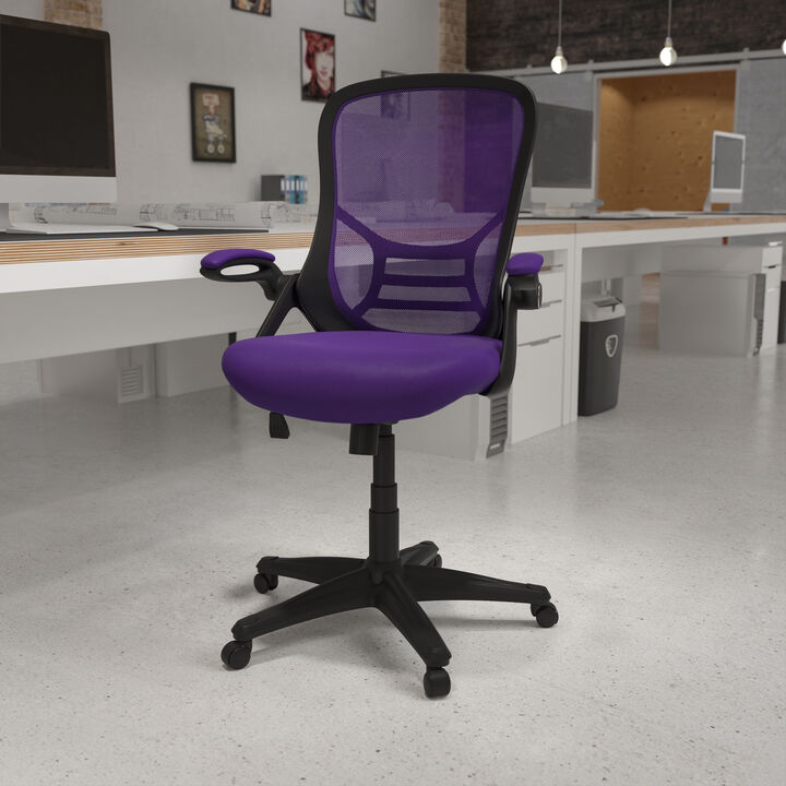 Porter High Back   Mesh Ergonomic Swivel Office Chair with Frame and Flip-up Arms