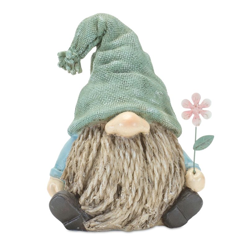 Set of 4 Resin Gnomes – Decorative Garden Statues for Yard, Patio, and Home Decor