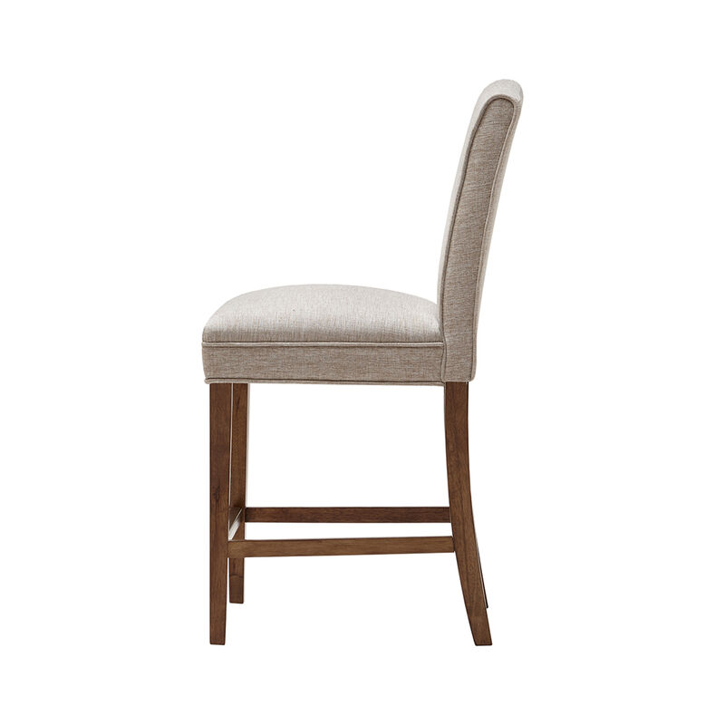 Gracie Mills Reuben Sophisticated Camel Back Counter Stool