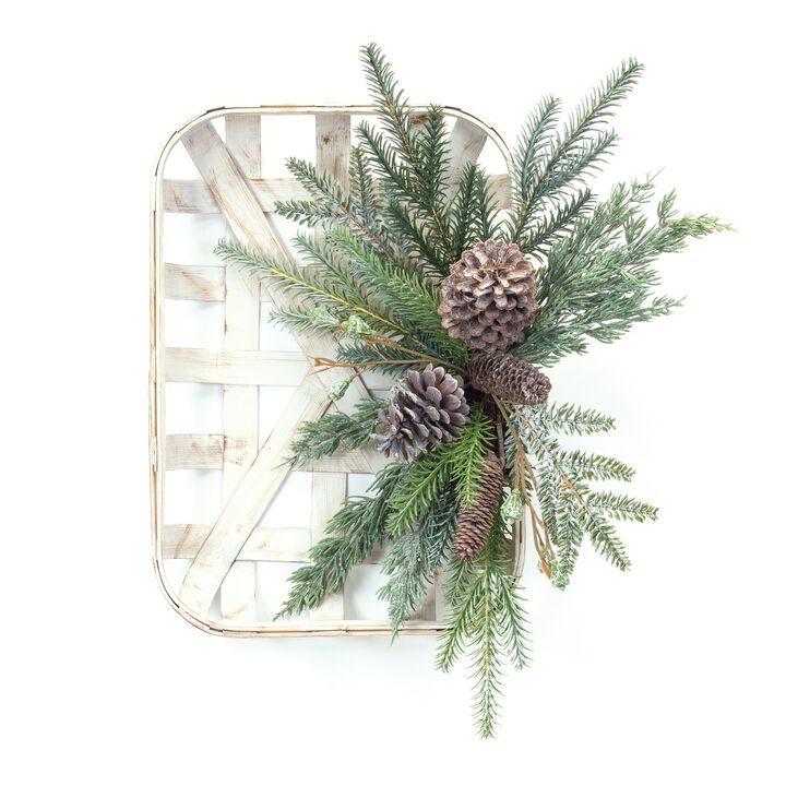 Pine Cone Design Plastic Ornament for Seasonal Home Decor