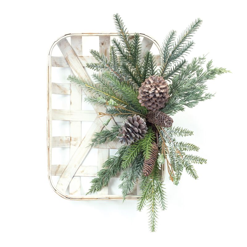 Pine Cone Design Plastic Ornament for Seasonal Home Decor