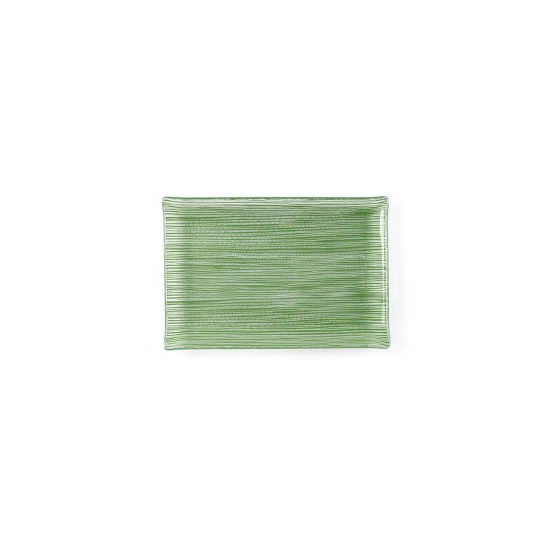 Glass Dinnerware 8.5" x 5.75" Rectangular Glass Plate (Set of 2)
