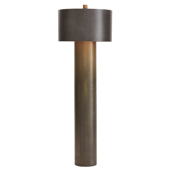 Tortoise Drum Floor Lamp