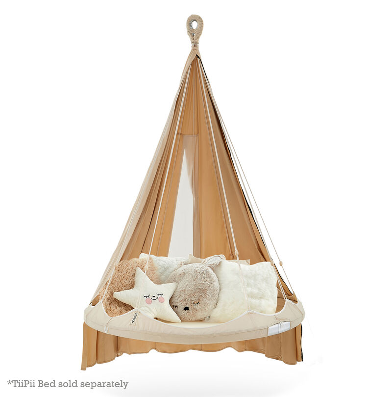 TiiPii Bed Kids Poncho Protective Weather Cover For Bambino TiiPii Bed, Tan