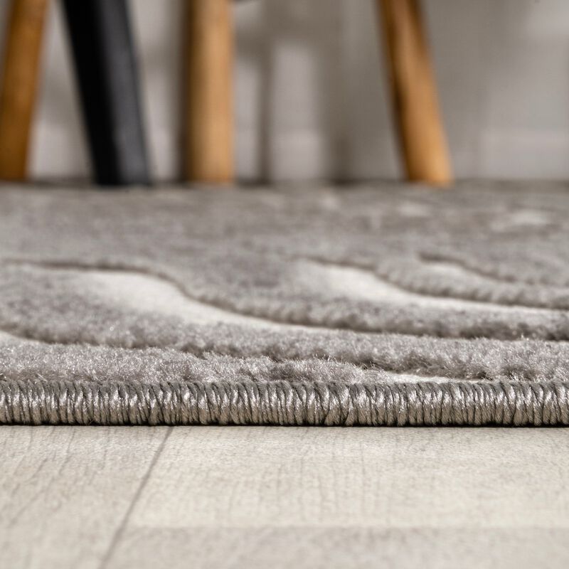 Maribo High-Low Abstract Groovy Striped Indoor/Outdoor Area Rug