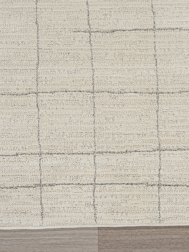 Andes AND04 Ivory/Gray 6' x 9' Rug